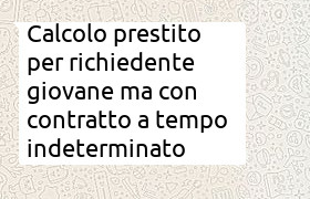 calcolo prestito richiedente 23 anni 700 euro di stipendio