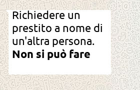 richiedere prestito con reddito altrui