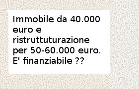 mutuo o prestito per acquisto casa e ristrutturazione