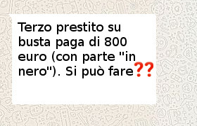 consolidamento con busta paga di 800 euro
