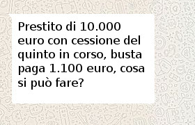 rinnovo cessione per 10000 euro