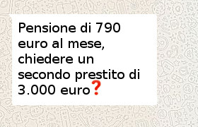 pensionato secondo prestito cessione quinto