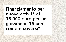 prestito 13000 euro nuova attivit�