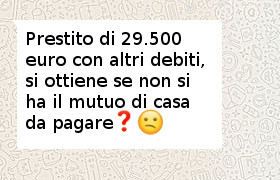 prestito senza mutuo da pagare