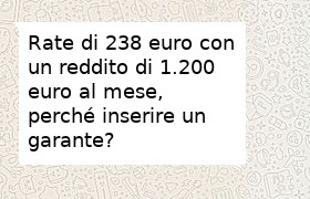 prestito garante non serve