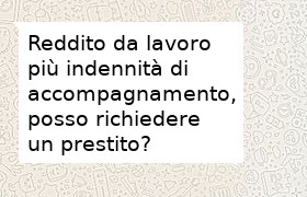 indennit� accompagnamento prestito