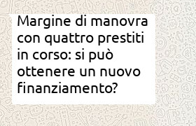 quattro prestiti da consolidare