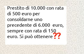 consolidamento pi� liquidit� per 10.000 euro