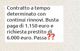 prestito busta paga senza scadenza contratto