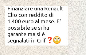 Finanziamento Renault Clio garante
