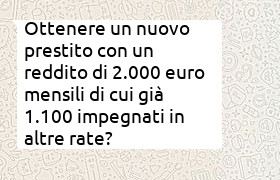 prestito con rata 280 euro