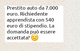 finanziamento auto 7000 euro