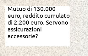 mutuo 130000 euro e garanzia per neoassunto