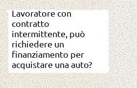 finanziamento auto Dacia per lavoro a chiamata