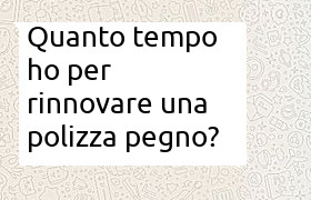 rinnovo polizza pegno prima che il bene venga messo all'asta